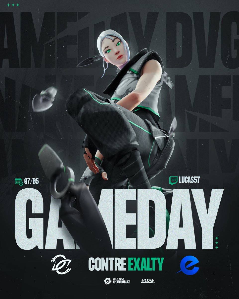 TeamDiverGentes's tweet photo. Les playoffs de l'étape 6, c'est maintenant !🐍

Nos serpents sont plus que motivés pour décrocher la victoire aujourd'hui. Pas le droit à l'erreur,  on commence ce bo3 contre @Exalty_FR ! 

GL aux deux équipes, suivez nous par ici : https://t.co/Vx9olahTmd

#ForzaDVG #VALOTF https://t.co/edbYXGRMsX