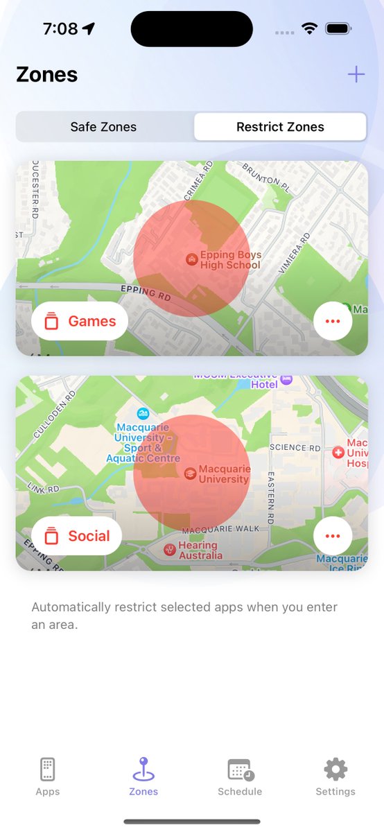 Cloak 3.0.0 is now live on App Store. What’s new:

- Hide or block apps
- Daily usage limits for apps
- Restrict Zones
- Schedule
- Timer

Download: apps.apple.com/app/id64448196…