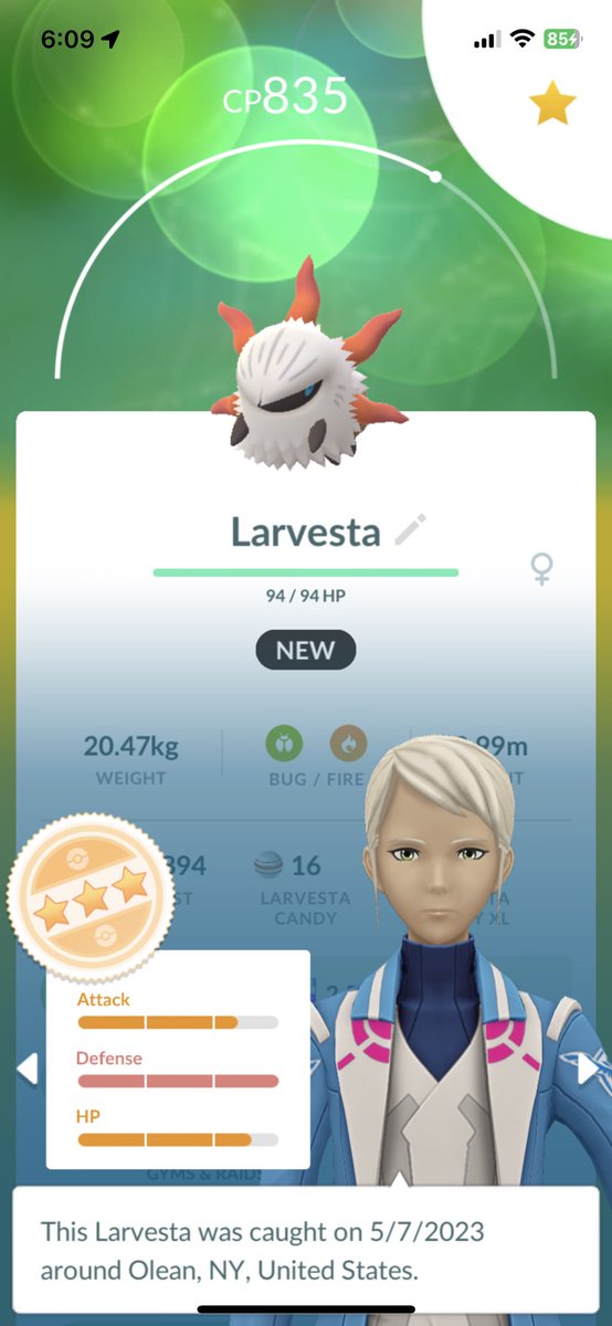 JYMBUBBY2002's tweet photo. Good Morning!! Just hatched this this morning!!  Is it worth evolving? #TTC4LIFE #PokemonGOfriends #PokemonGO @MrBillyLutz @DisneyMomRachel @SirsKittenn https://t.co/FiHSCKl87T