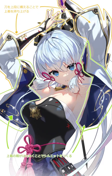 pixivFANBOXでこだわりポイント解説「綾華」を公開しました! 