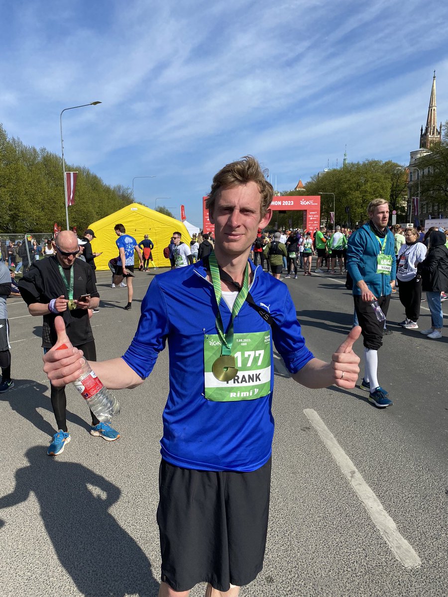 Frank Marr (@frankmarr7) on Twitter photo Epic Sunday morning spent doing the <a href="/RigasMaratons/">Rimi Riga Marathon</a> half marathon. A beautiful city, with such a peaceful and friendly atmosphere.
#RigaMarathon #Latvia Epic Sunday morning spent doing the <a href="/RigasMaratons/">Rimi Riga Marathon</a> half marathon. A beautiful city, with such a peaceful and friendly atmosphere.
#RigaMarathon #Latvia