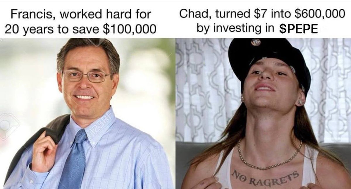 Meet Chad, the $PEPE investor 😎