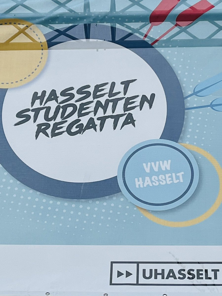 We zijn er klaar voor! #hasseltstudentenregatta 
Tegen 14.30u beginnen ze eraan.
Veel succes @uhasselt!
En natuurlijk ook een beetje aan @HogeschoolPXL / @benlambrechts en @hogeschoolUCLL / @vandewalle_marc