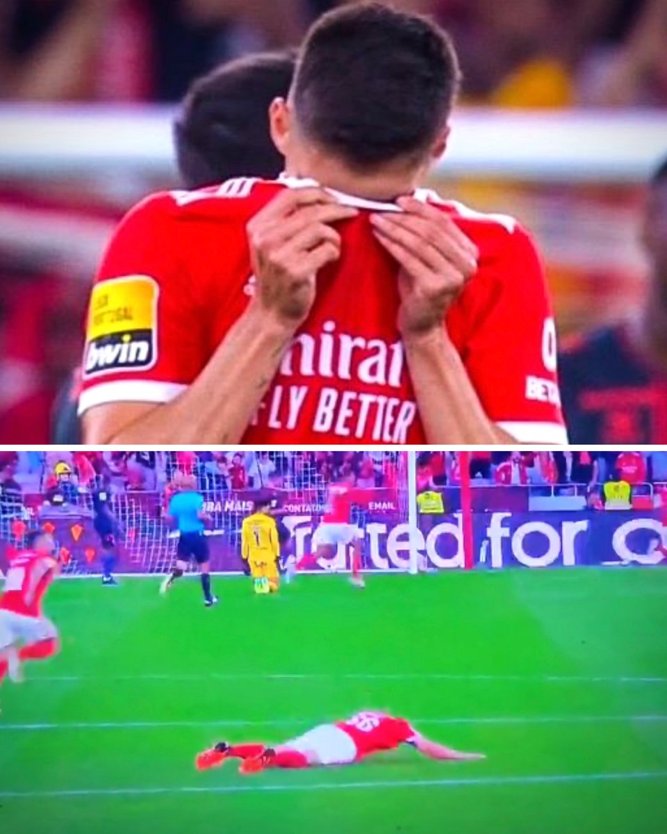 É destes que nós queremos no nosso Benfica, Antonio respira Benfica, sente o clube a 101% nosso futuro capitão ! ❤️🦅