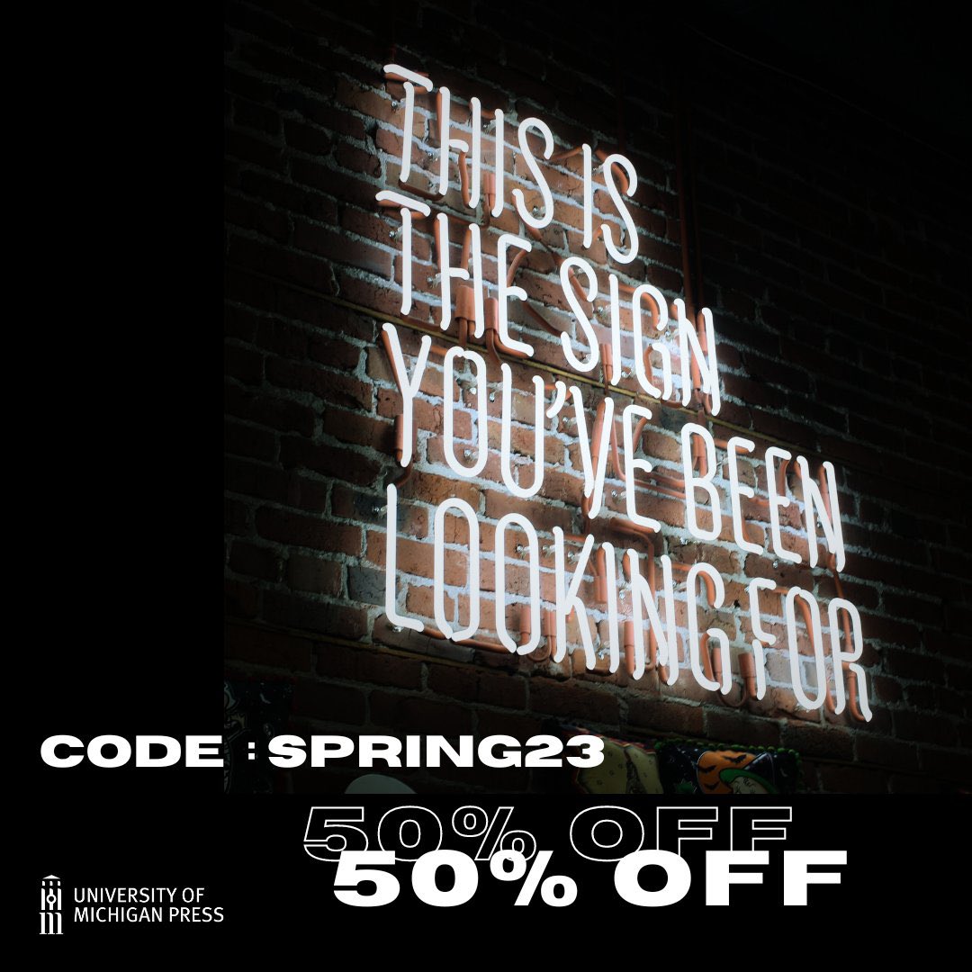 SMohanOfficial's tweet photo. Happy to share 50% off on @UofMPress titles throughout the month, that includes my book #complexrivalry 💫💫💫
Use code “SPRING23” to avail the discount! Enjoy reading ….✨✨✨ https://t.co/Mhe0eA8cNK