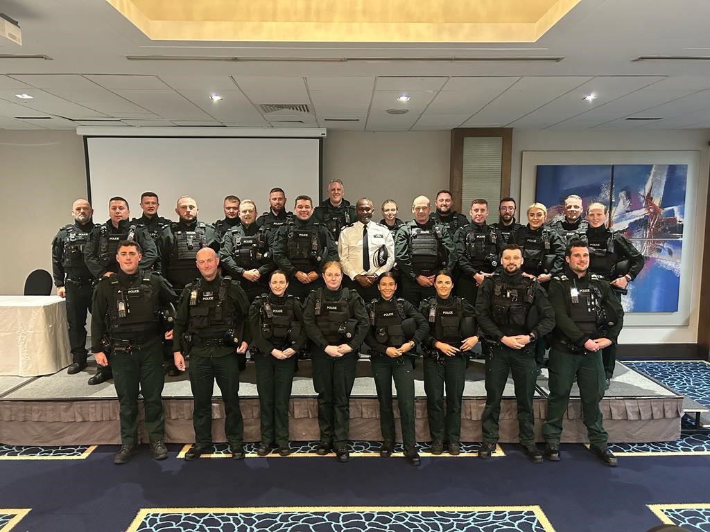 metpoliceuk's tweet image. Deputy Assistant Commissioner Ade Adelekan met with officers from forces across the UK who supported us with the #Coronation this weekend.

Thank you to everyone who volunteered their time to help keep visitors safe.