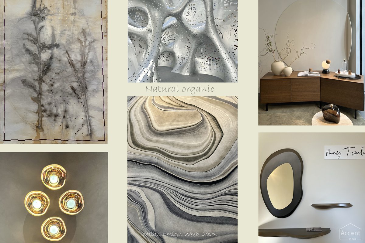 Wat viel op tijdens de Milaan Design Week? Deel 1...

Natural Organic -
Veel organische vormen en naturel tinten in het interieur..

#MilanDesignWeek #Design #interieur #trends #2023