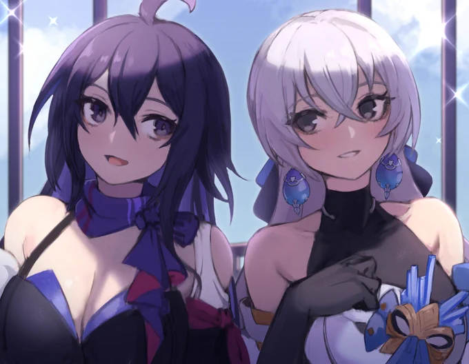 輝かしい朝日の下で…… #スターレイル  #Seele #Bronya