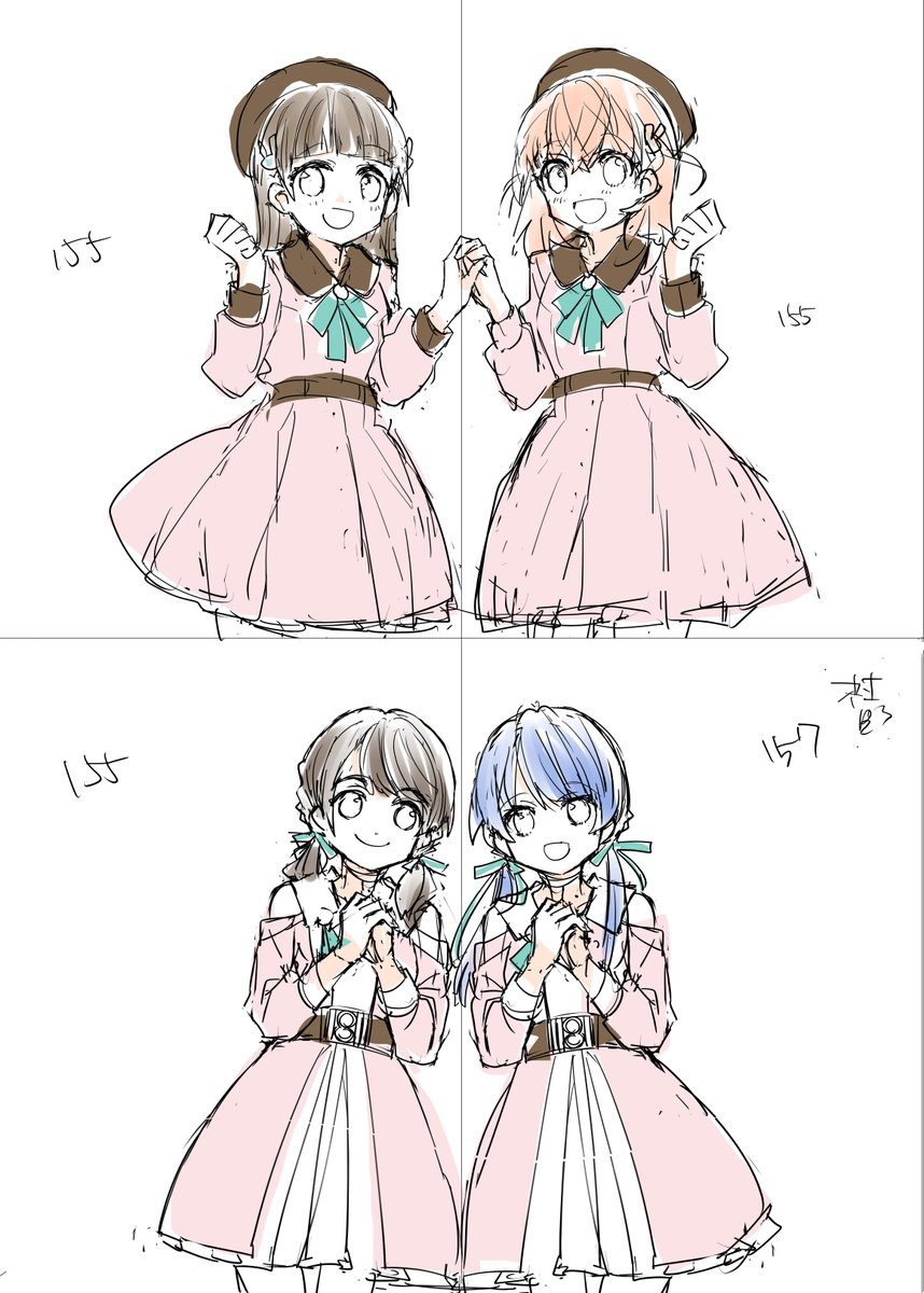 こっちでもラフ貼っときますねーめっちゃ愛込めまくってますのでよろしくお願いします!