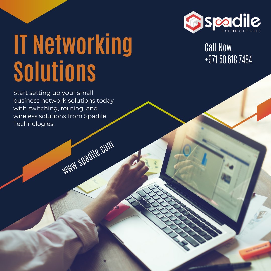 IT Networking Solutions

📞+971 50 618 7484
🌐bit.ly/3QGEkHV
✉️info@spadile.com
#itinfrastructure #infrastructure #networksecurity #Networksolution #networksolutions #manageditservices #managedserviceprovider #managedserviceproviders #manageditservice #cybersecurity