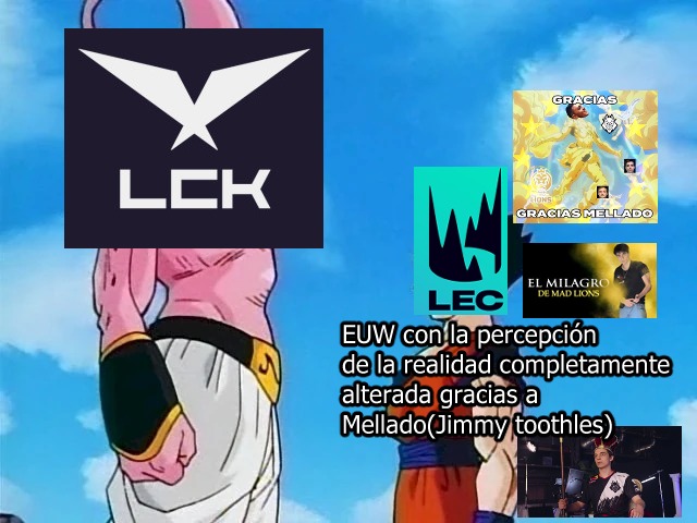 Mucha LCK y mucho pathing pero luego te meto un navajaz* y eso no te sirve de nada.