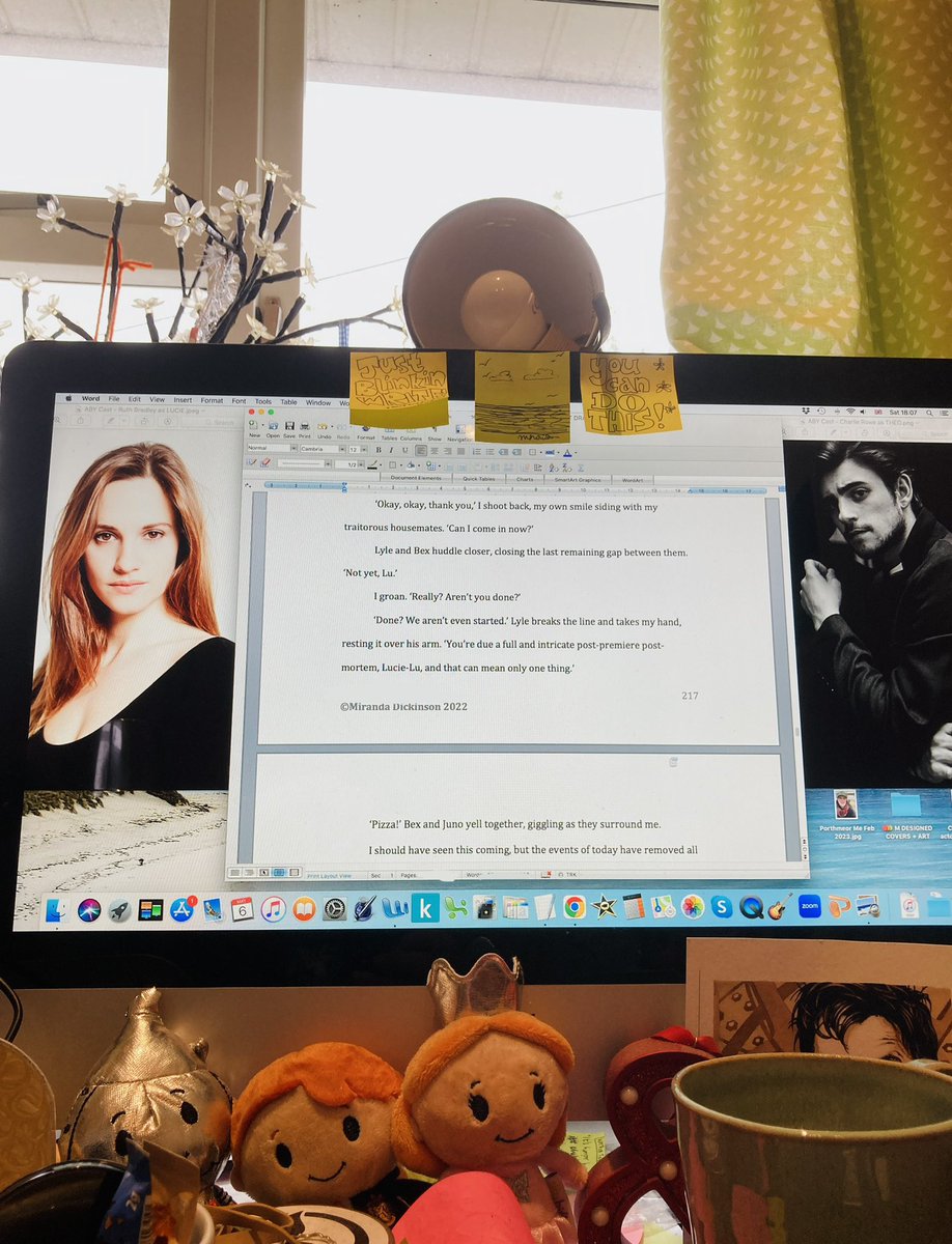 wurdsmyth's tweet image. View from my desk… ✍🏽📚

I’ve finally cast my two leads which is really helping me to find their characters in the final stages of the first draft.

And my goodness, the SPARKS between these two… ☺️

Onwards! 

#Book14 
#AmWriting