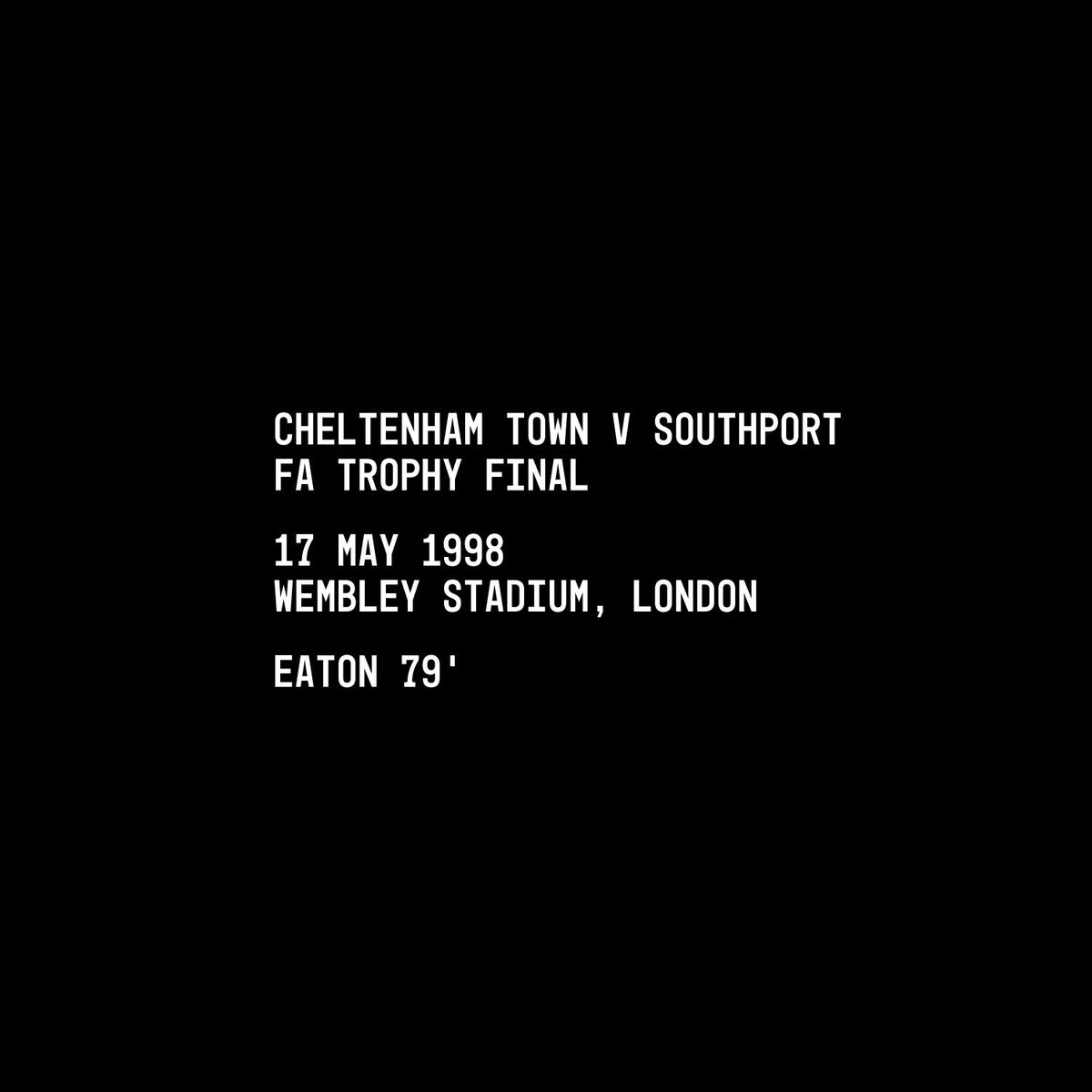 resultees's tweet photo. Cheltenham Town v Southport- FA Trophy Final T-Shirt #ctfc https://t.co/Fe7YEgTAHF https://t.co/50CPPYqrh0