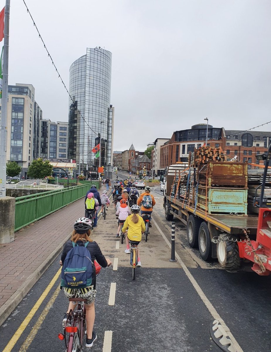 Millions of euro has been allocated to improved cycling infrastructure, but councils in Limerick &amp; Galway are voting against more cycle lanes, reporter <a href="/sharonmlynch/">Sharon Lynch</a> has a special report <a href="/cycle_bus/">Galway School Cycle Bus</a> <a href="/CyclingBusLmk/">Limerick School Cycle Bus</a>
