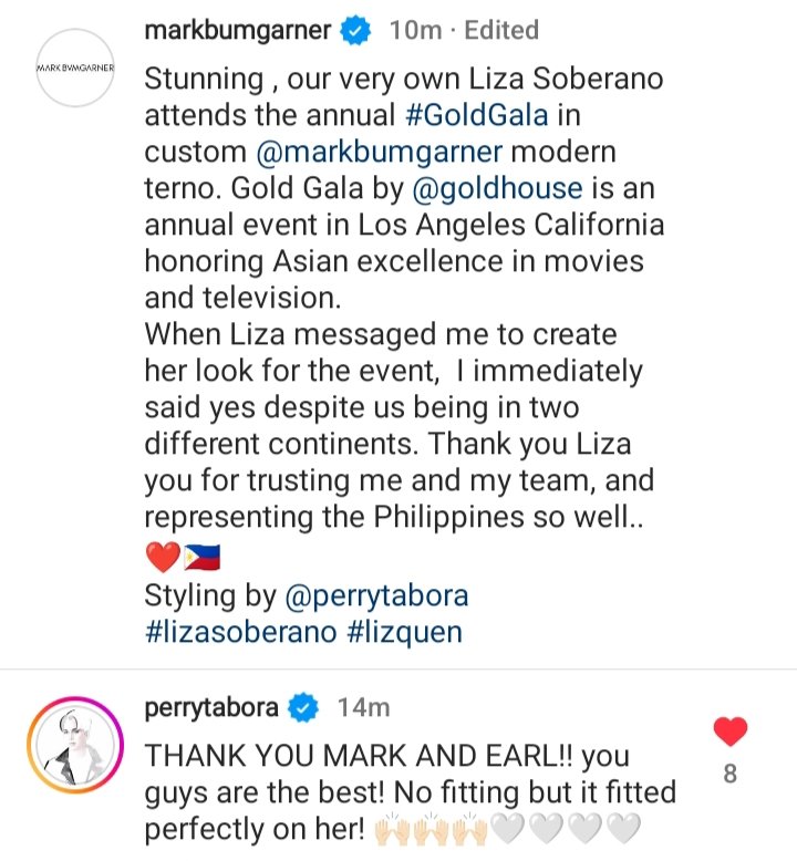 102414HEEM's tweet photo. Her filipiñana gown made by Marbumgarner.
 #LizaSoberano #GoldGala 
 ❤️🤍🌟 vidpicsctomàrkigs https://t.co/EreF4xyy13