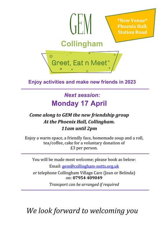 CollinghamPC's tweet photo. Greet, Eat n Meet Collingham in Collingham, Newark, Nottinghamshire https://t.co/4fFnvs3FLW https://t.co/SWF4daEDv0