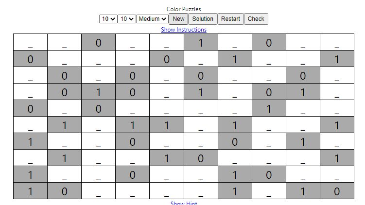 Can you solve this #binarypuzzle where 
every cell must have a 0 or 1. 
The same number cannot appear three times in a row, and 
0s and 1s must appear the same number of times on rows and columns, 
and no repeat rows or columns. #math #puzzle #adhd #blacktwitter #adhdtwitter