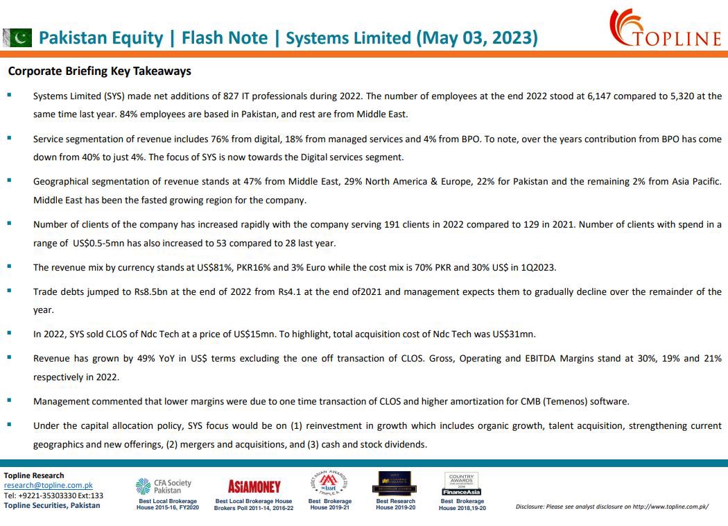 mehmoodakhtar4's tweet photo. @sohailkarachi @SystemsLtd Thanks for these nuggets which weren’t available in the coverage of other brokerages. Will appreciate if you can share few more to understand the fundamentals of #SystemsLtd https://t.co/HCopUue3TP