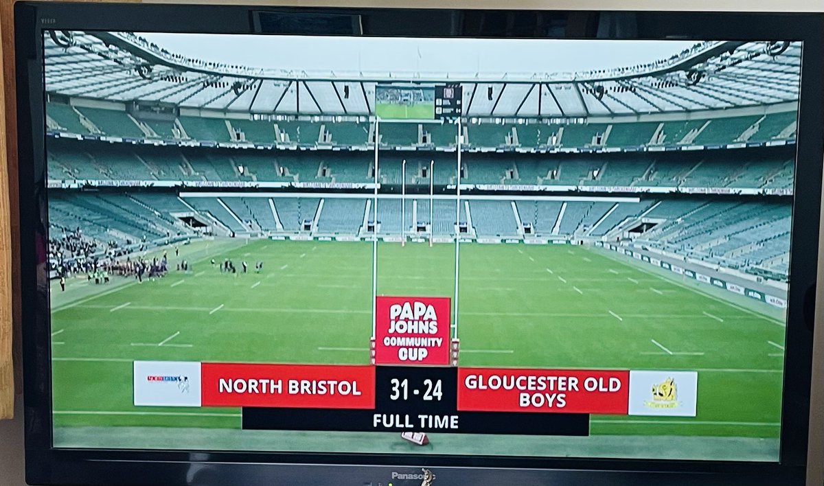 Absolutely deserved <a href="/NBRFC/">North Bristol RFC</a> final at Twickers v Glos. OB 👏👏👏