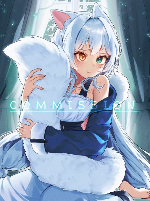 リクエストありがとうございました～!猫ちゃん尊いね #Skeb募集中