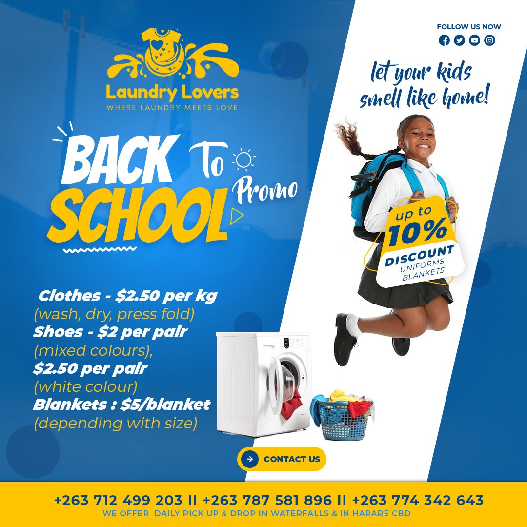 For professional laundry services at the most favourable charges, call/App +263712499203
+263774342643
Or use this link to view our Catalog &amp; contact us directly wa.me/c/263712499203
<a href="/redmarketsunday/">Red Market Sunday</a> <a href="/iMisred/">MISRED</a> #redmarketsunday