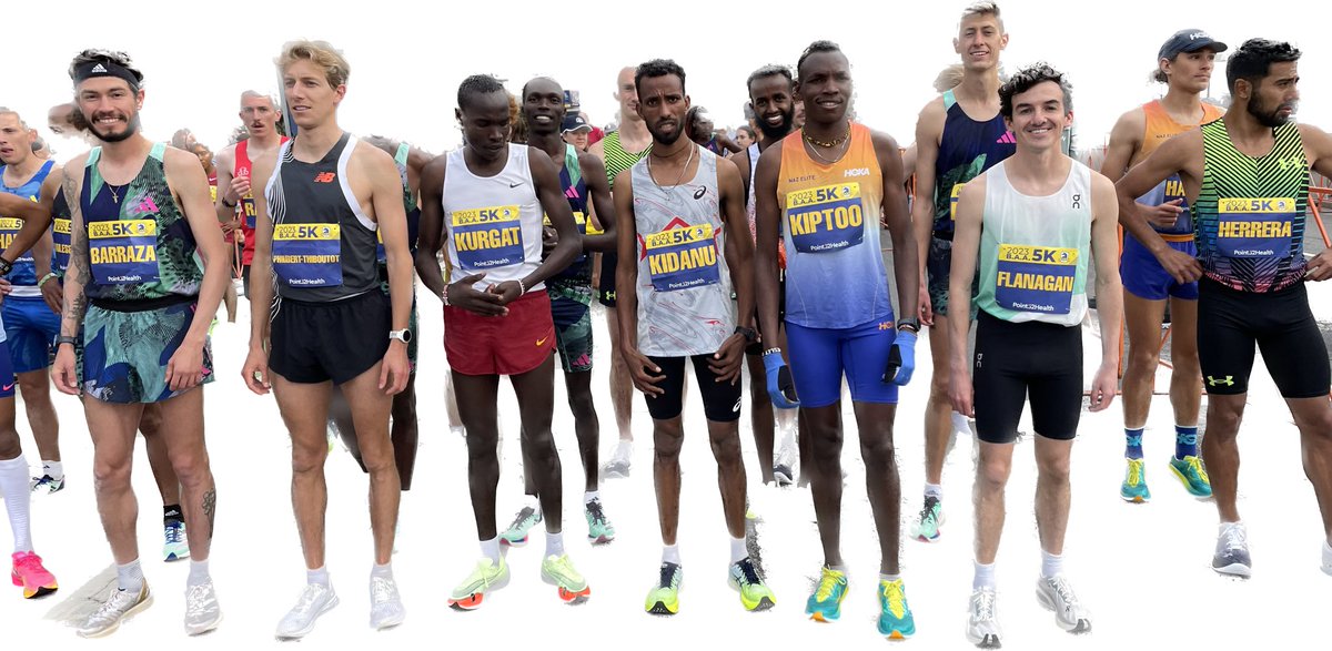 At the BAA 5K this past marathon weekend, the top 15 men set personal bests 🔥 @bennyflanagan set a 13:26 Canadian Record with his 2nd place finish. His ‘Very Nice Track Club’ teammate @morg_bead won the race in 13:25.