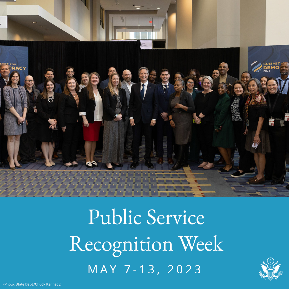 May 7 to May 13 marks Public Service Recognition Week. Join us in celebrating everyone who serves the United States and the American people all across the globe.