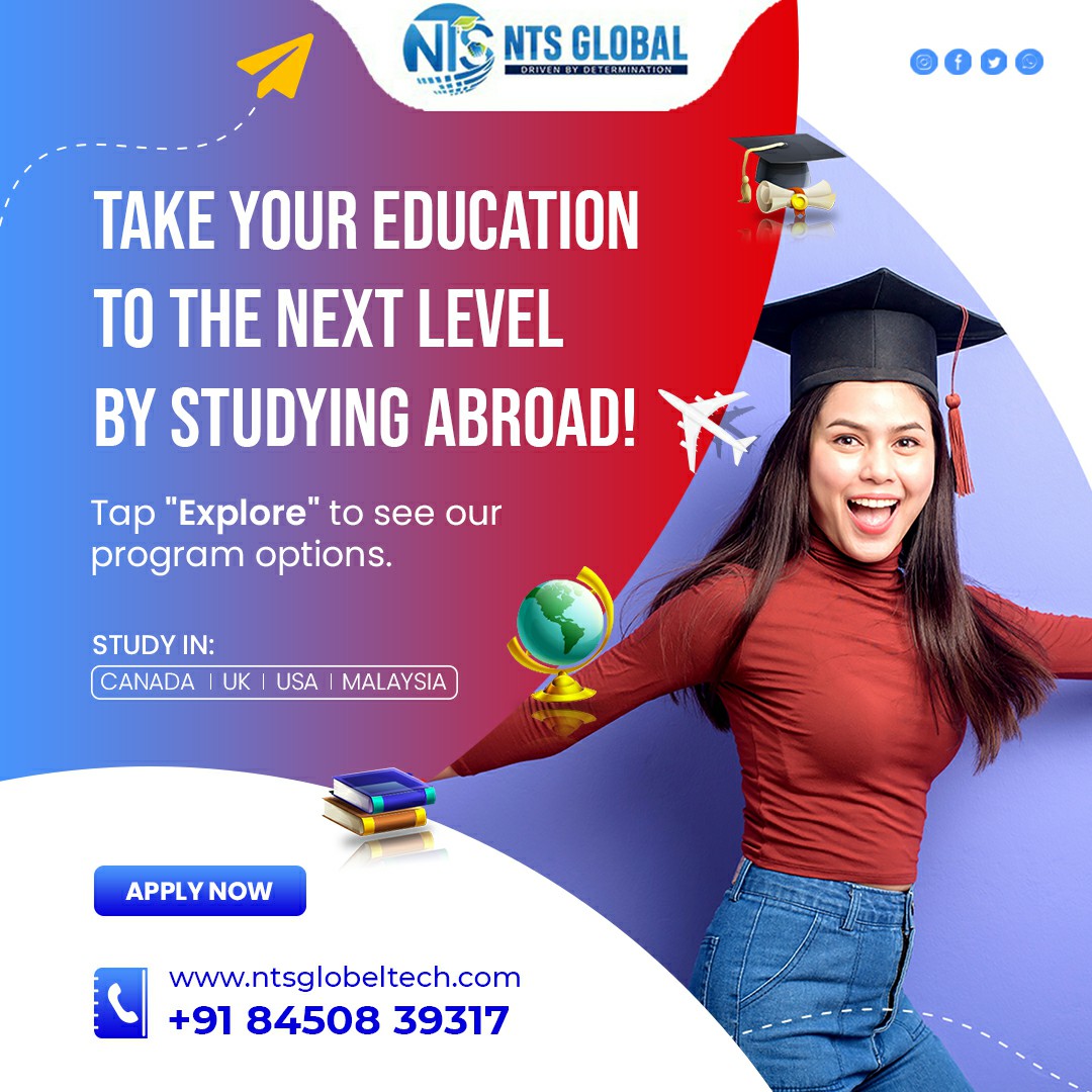 NTS_Global's tweet photo. Take your education to the next level by studying abroad!

Tap "Explore" to see our program options.

Call: +91 8450839317
visit us: https://t.co/aYBpBPhPzY

#ntsglobaltech #ntsglobal #training #industryexperience #careerpath #digitallife #digitalcareer #AbroadEducation #UK #USA https://t.co/2Jy5aMLZIy