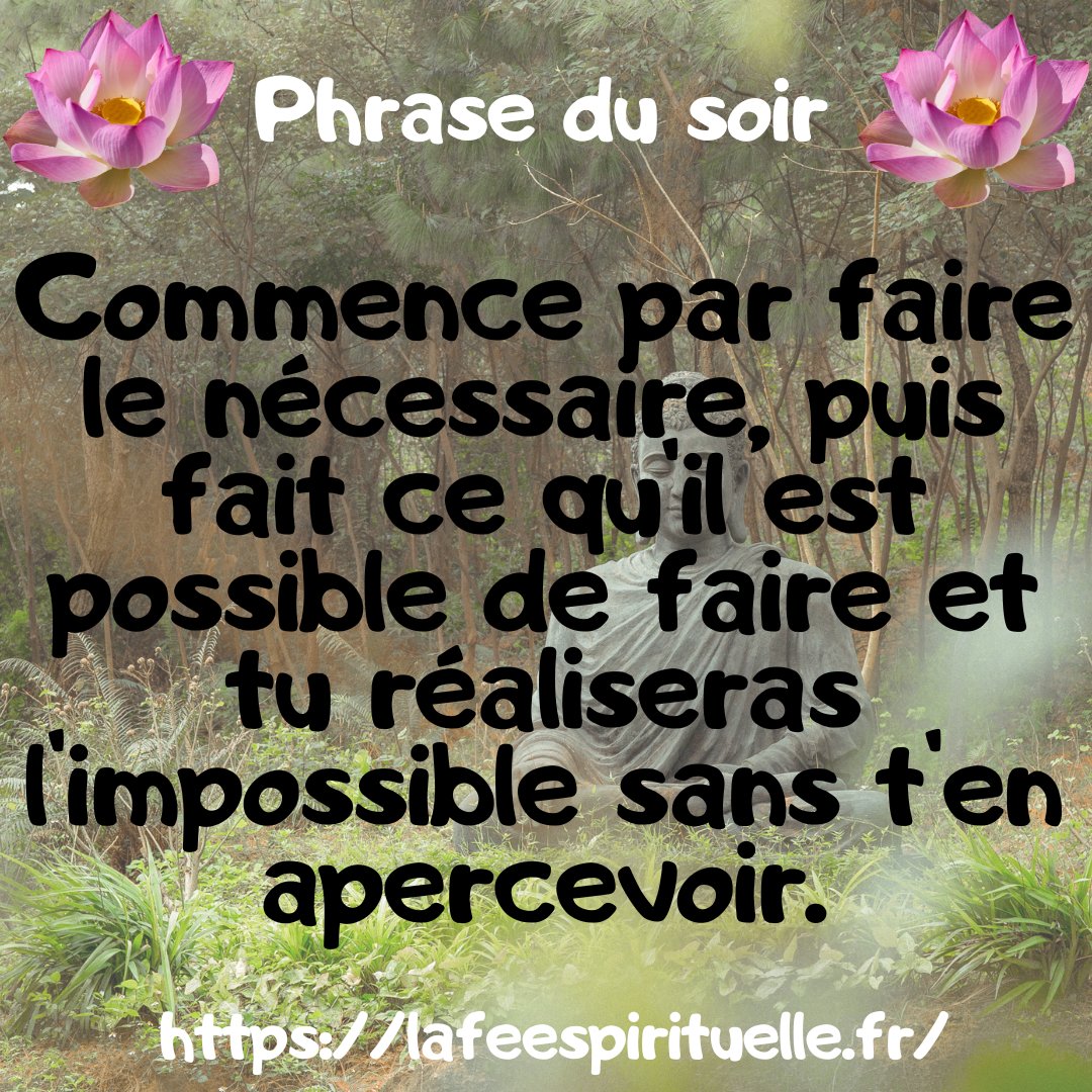 feespirituelle's tweet photo. 📷Message du soir 📷
https://t.co/1YIqXE6wgZ
#citationpositive #citationspirituelle #zenattitude https://t.co/z3948frlQv