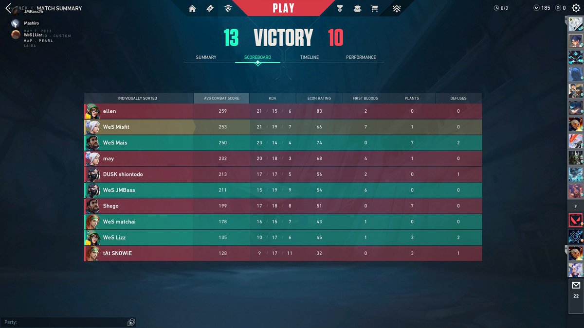 simpjinnie's tweet photo. 13-10 vs 95 Valkyries
next game vs elsie gaming ๐ค
@TheGooseHouse
#BOP5 https://t.co/2VyRSxJFMk