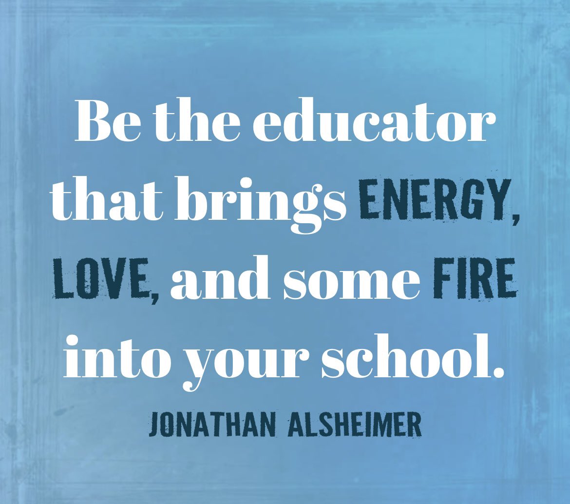 mr_Alsheimer's tweet image. Every child deserves to have a teacher that loves teaching, loves them, and makes them feel like the day just wouldn’t be the same if they weren’t in class 🙌💯 #NextLevelTeaching 

#NextLevelTeaching on Amazon 📚 a.co/d/9CkCdCQ

#DBCincBooks #NextLevelTeaching