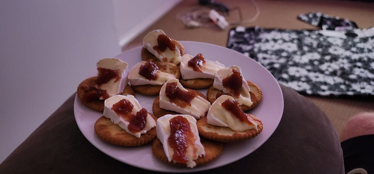 AdolescentElder's tweet photo. It's the #GirodItalia so I need some snacks with my wine. Brie and quince paste for the win. #couchpeloton @SBSSportau @SBSVICELAND https://t.co/YQZgp9T32h