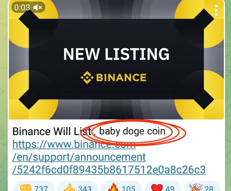 Rt and Comment "YES" If You Want <a href="/binance/">Binance</a> To List #BabyDogeCoin !!