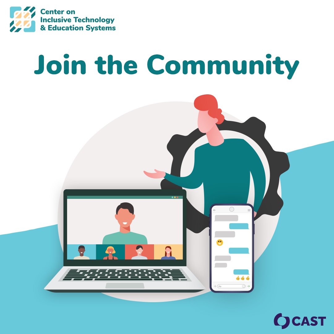 Join a community of educators committed to inclusive technology practices! The CITES Community of Practice brings together passionate professionals to share strategies and resources. Don't miss our next meeting on May 9 at 4:00 pm ET. Sign up now at ow.ly/q7uV50Og1ng