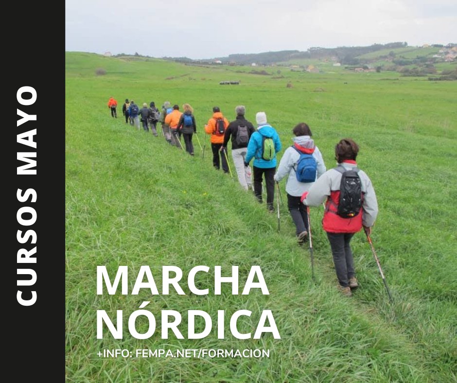 👉¡Ya están abiertas las inscripciones para los cursos de Marcha Nórdica de Mayo!
Toda la información e inscripciones en nuestra web:
fempa.net/formacion
#MarchaNórdica #CursosFEMPA #CursosMarchaNórdica #60añosFEMPA