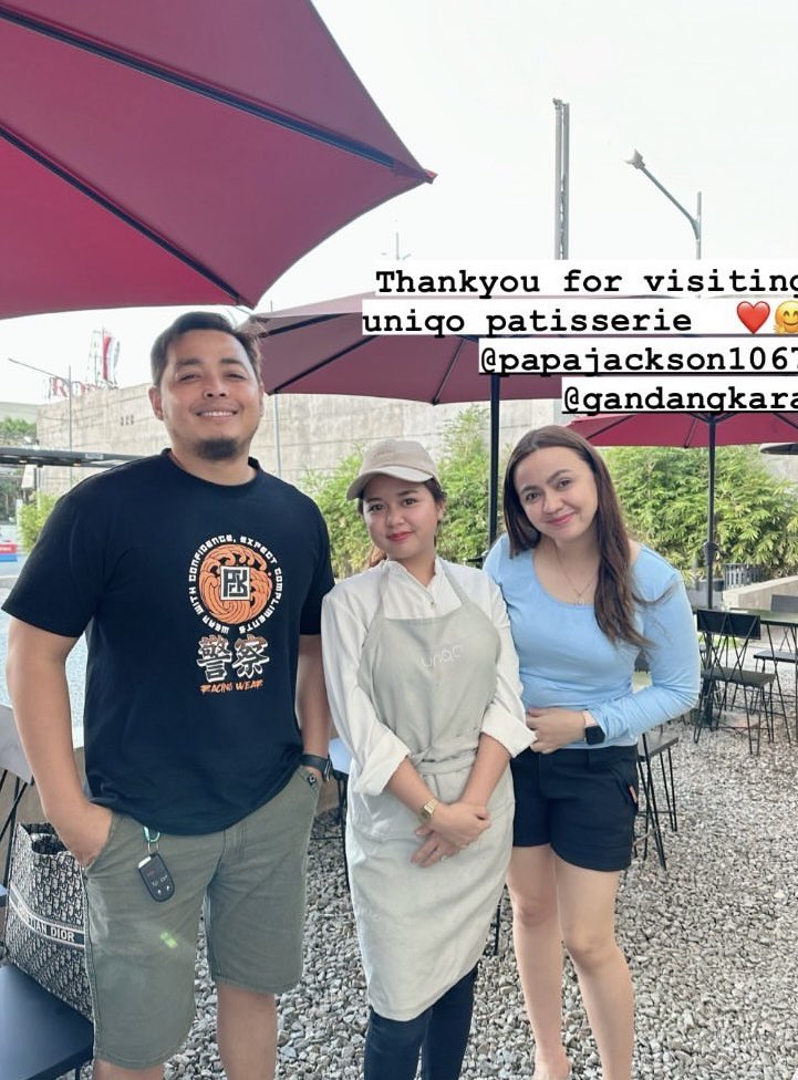OfficialKarjack's tweet photo. DJ Kara &amp; Papa Jackson at Lipa, Batangas. 

Happy Sunday 👶❤️

#KarJack https://t.co/m5oB4o6HaN