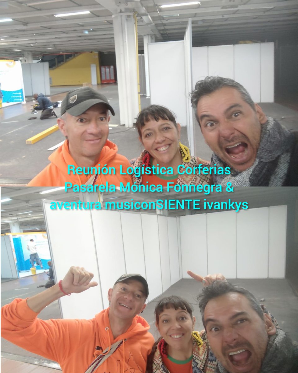 ivankys's tweet image. Preparando Logística montaje #Corferias #bogota #createx2023 para #pasarela #MonicaFonnegra  con #show #aventura  #musiconSIENTE de #ivankys 👍🎼☀️🎤🪘🪕😘 Pabellón 6 Stand 340 mayo 11 2023
#LichbeeBusan