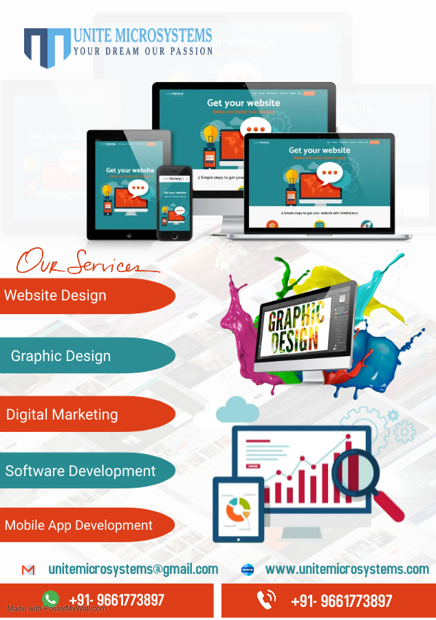 Web Designers are responsible for designing and building the interface, navigation and aesthetic of websites for businesses and clients.
More Info Call On 9661773897
#furnituredesign #webdevelopment #webdesign #webdeveloper #webseries #development #developing #developerjobs etc..