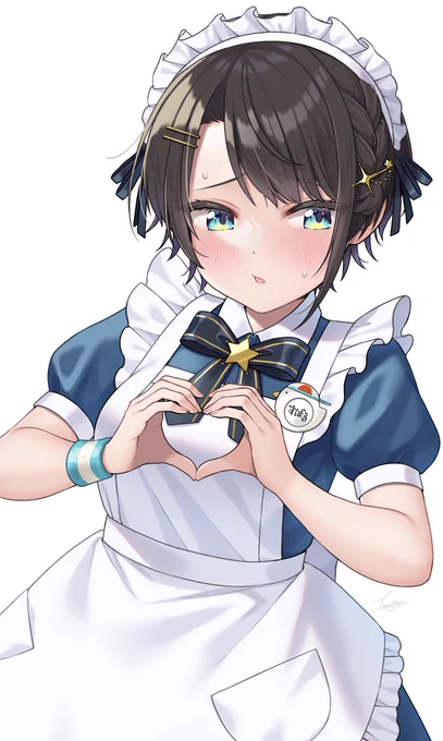 ガチ照れメイドスバちゃん #突然TLにかわいいスバルちゃんを流す
