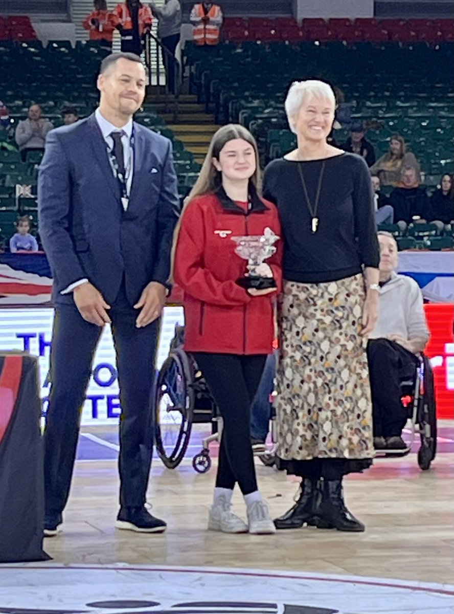 rue_clarke's tweet photo. Honorary Life Time Award for @a11ash accepted on his behalf by Tayla. Proud moment for the family @gbwrnews @ww_rugby https://t.co/yqKKLSrPns