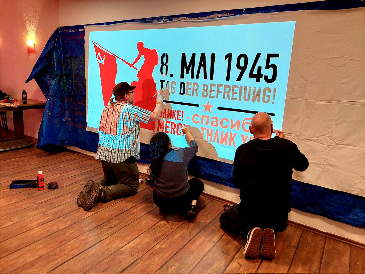 Vorbereitungen für den 8. Mai 😎