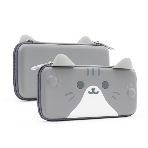 FluidityASMR's tweet image. I just received GeekShare Cat Ears Carry Case Compatible with Nintendo Switch/Switch OLED - Portable Hardshell Slim Travel Carrying Case fit Switch Console &amp;amp; Game Accessories (Grey, Small) - from Justin via Throne. Thank you! throne.com/fluidityasmr #Wishlist #Throne