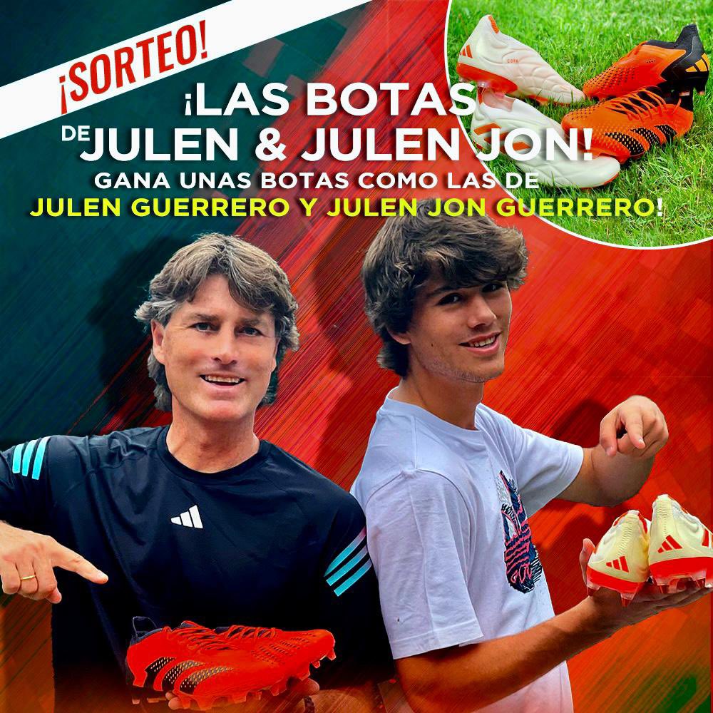 Feliz día de la Madre!! Que mejor día para un sorteo!!
1. Seguir la cuenta de <a href="/8JULENGUERRERO/">Julen Guerrero</a> y <a href="/julenjon8/">Julen Jon</a> 
2. Retuitear la publicación
3. Comentar qué botas prefieres (las de Julen o Julen Jon)
4. Y Etiquetar a dos amigos.
Domingo 14 Mayo Ganadores!! 
Por todas las Mamás!! 😘🙌