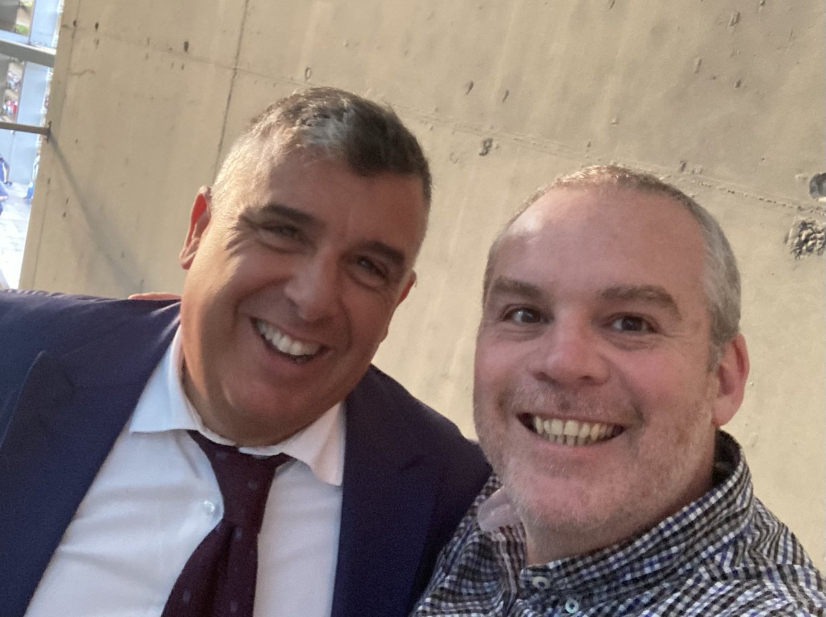A pleasure seeing you again my friend, best of luck in today’s final!
Juan Carlos Leon, current Manager of Fundació Palma Futsal. Few years back Palma Futsal went 1 step further in its social work &amp; created a foundation 2 promote social proposals 4 the benefit of Balearic sport.