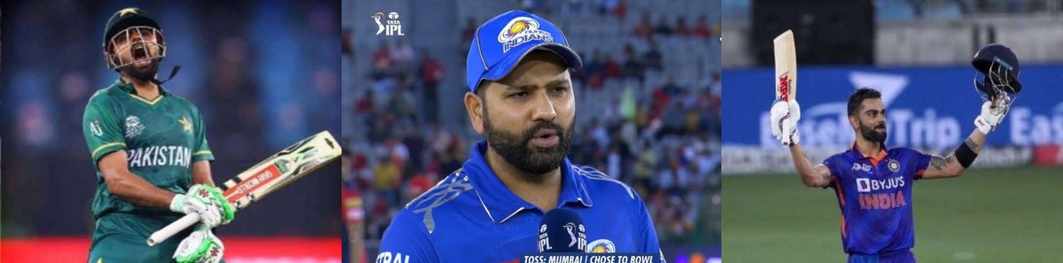 Who is the GOAT of T20 cricket ?

Babar            Kohli             Rohit
💬                   🔁                   ♥️
#IPL2023