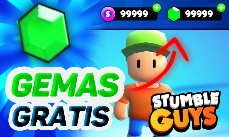 COMO GANHAR MUITAS GEMAS DE GRAÇA NO STUMBLE GUYS 