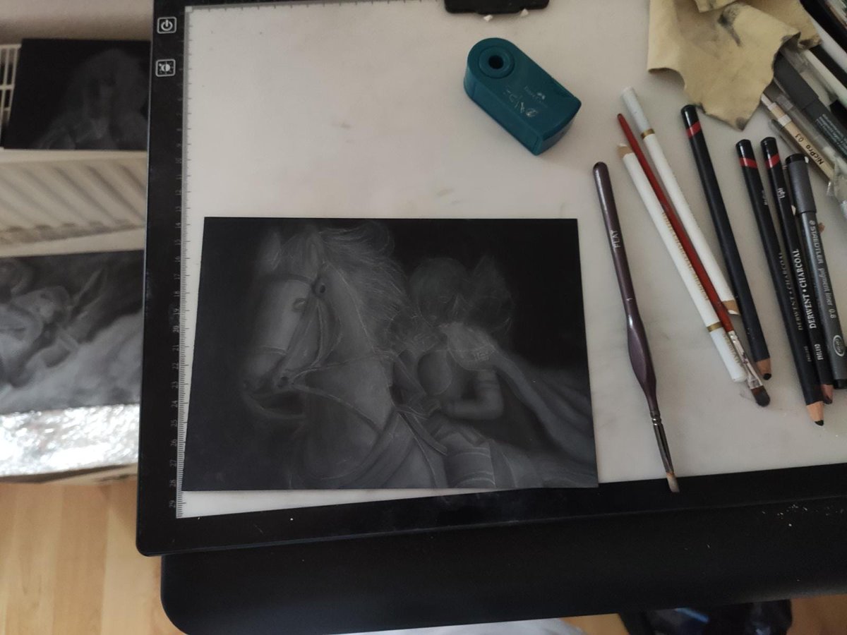 Byleth as horse!    
#art #artist #artwork #drawing #painting #smash #Byleth #SmashBros #nocolor #horse #SuperSmashBrosUltimate