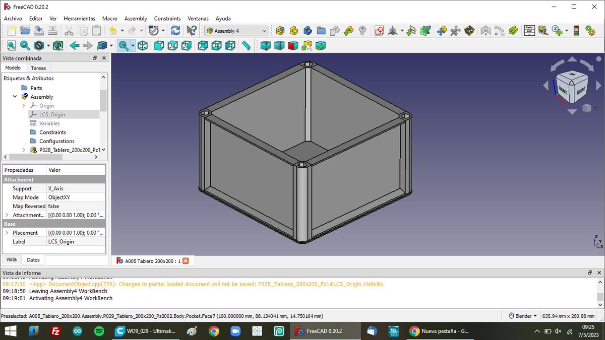 EslavaSmart's tweet photo. #domingoderobots
Voy a fabricar mis propios gabinetes eléctricos para el #robot. Por lograr una eficiencia en costo y mayor personalización.
Saliendo por #impresion3D.
#FreeCAD https://t.co/qe5l9vCl1X