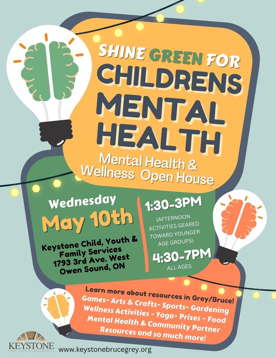 Check out our Open House and Wellness Fair at our main offices in Owen Sound-May 10th,1:30-7pm. Check out our space, learn about our programs, participate in wellness activities and connect with some of our partners. There will also be a free BBQ! Check out our event flyer!