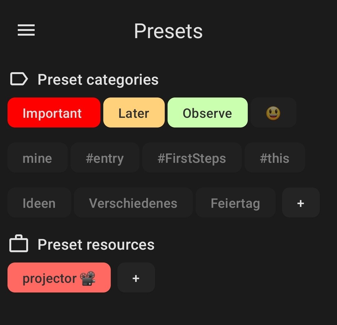 jtxBoard's tweet photo. In jtx Board 2.4.0 you can now  also define preset local categories 🏷️ and resources 📽️ and highlight them with custom colors 🎨🧑‍🎨 https://t.co/oT0jpv1wLa